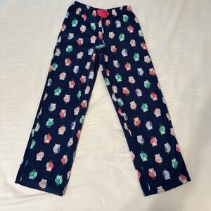 Carter's Colorful Owl Print Pajama Bottoms - Navy